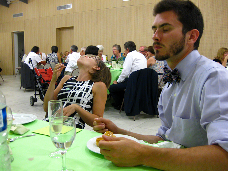 Wedding - Our other Table Mates (enjoying thier cream puffs :)