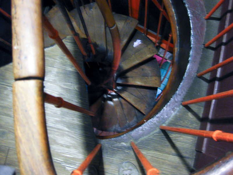 Crazy Staircase to the bathroom - Le Montebello