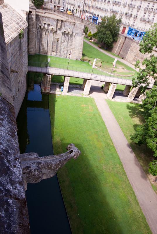 Water spout - Chateau Des Ducs de Bretagne