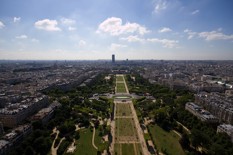 View from the Eiffel Tower