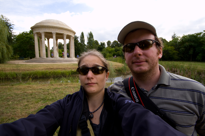 Us at the Temple of Love :P - Versailles